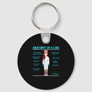 Anatomie eines CNA – lustige süße Anatomie eines K Schlüsselanhänger
