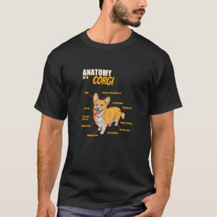 Anatomie eines Corgis Hundebekleidung für ihn und T-Shirt