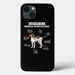 Anatomie eines deutsch-kurzhaarigen Funny Dog Gesc Case-Mate iPhone Hülle