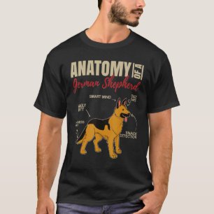Anatomie eines deutschen Hirten 1 T-Shirt