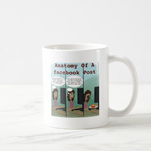 Anatomie eines Facebook-Posts zum Totlachen Kaffeetasse
