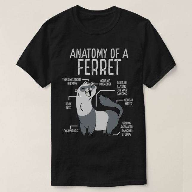 Anatomie eines ferret Essential TShirts (Design vorne)