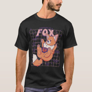 Anatomie eines Fox-Niedlich Fox-Designs T-Shirt
