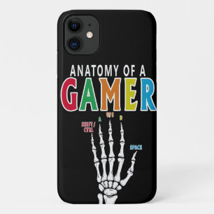 Anatomie eines Gamer Skeleton Hand Funny Case