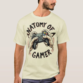 Anatomie eines Gamer-T - Shirt - Retro-Gamer-T-Shi