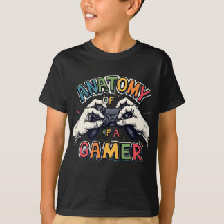 Anatomie eines Gamer-T - Shirt - Retro-Gamer-T-Shi