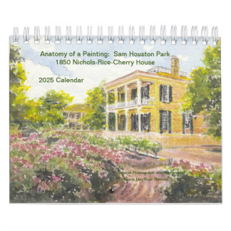 Anatomie eines Gemäldes: Sam Houston Park 1850 Zuh Kalender