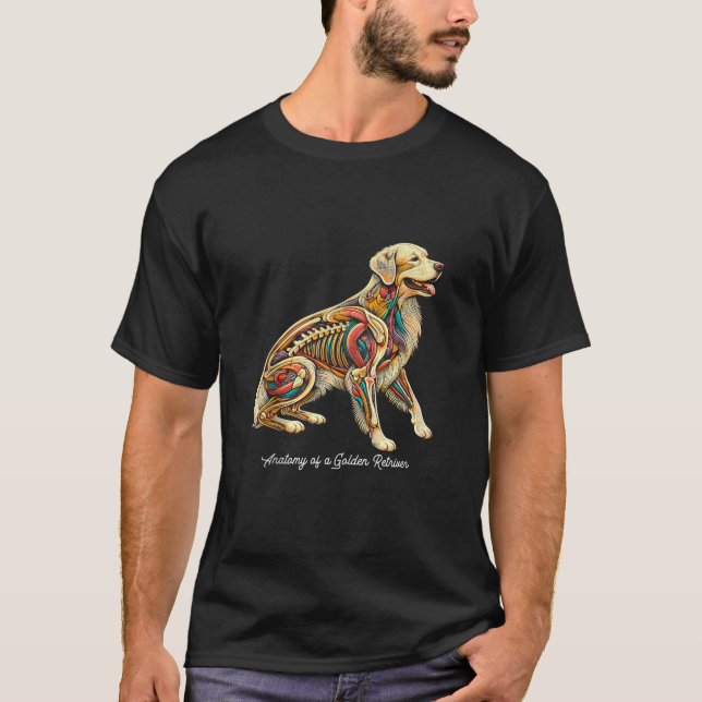 Anatomie eines Golden Retriever Hundebesitzers Vat T-Shirt (Vorderseite)