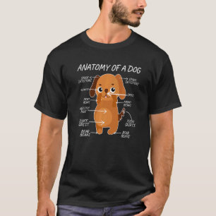 Anatomie eines Hundes niedlich Definition einer Ti T-Shirt
