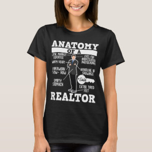 Anatomie eines Immobilien-Funny-Real-Anwesen verka T-Shirt