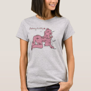 Anatomie eines Kitty-Shirts T-Shirt