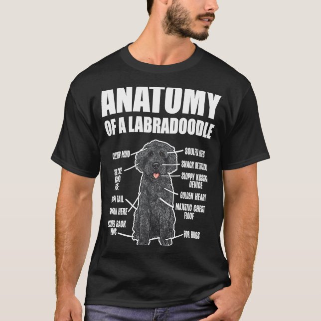 Anatomie eines Labradoodles T-Shirt (Vorderseite)