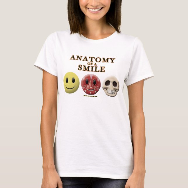 Anatomie eines Lächelns T-Shirt (Vorderseite)