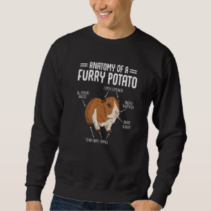Anatomie eines Meerschweinchens Grafik Besitzer Pe Sweatshirt
