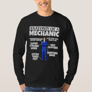 Anatomie eines Motorfahrzeugs mit Dieselmotor T-Shirt