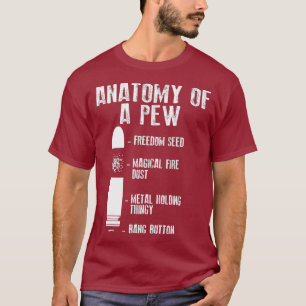 Anatomie eines PewFunny Weapon Gun BulletProof T-Shirt