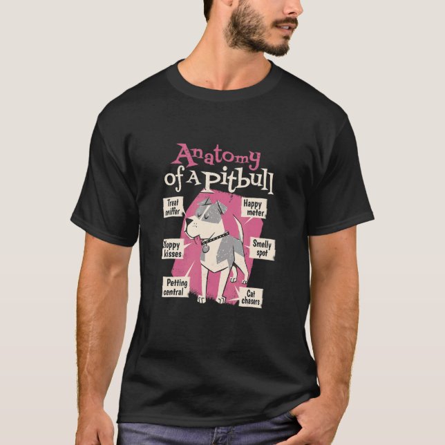 Anatomie eines Pitbulls T-Shirt (Vorderseite)