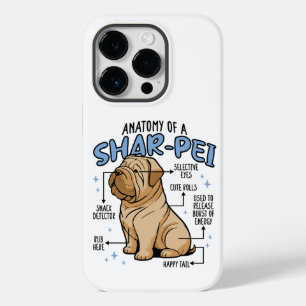 ANATOMIE EINES SHARPEI-HUNDES Case-Mate iPhone 14 PRO HÜLLE