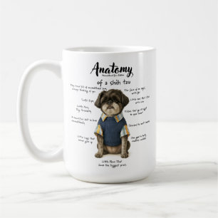Anatomie eines Shihtzu Unconditional Love Edition Kaffeetasse