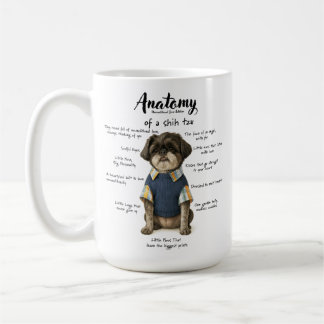 Anatomie eines Shihtzu Unconditional Love Edition Kaffeetasse