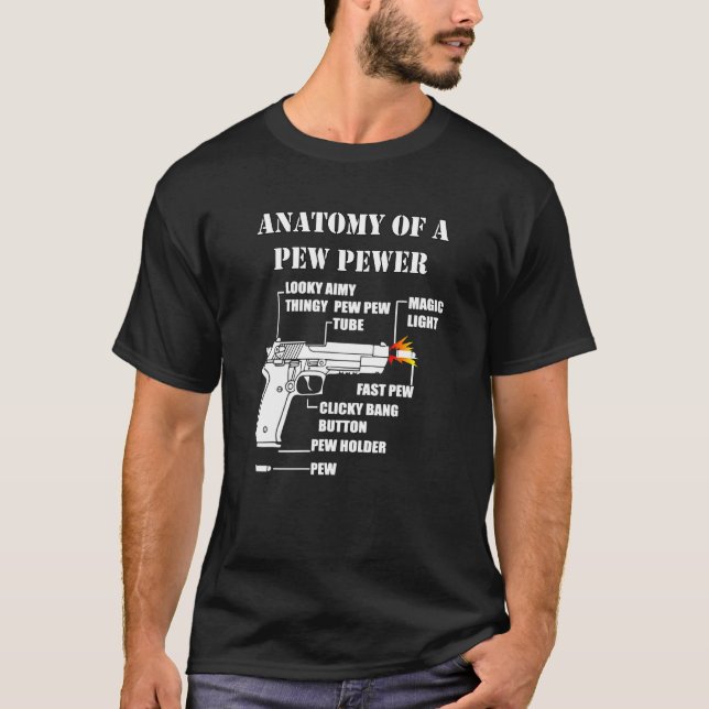 Anatomie eines Zinnrohrs Ammo-Waffe _9 T-Shirt (Vorderseite)