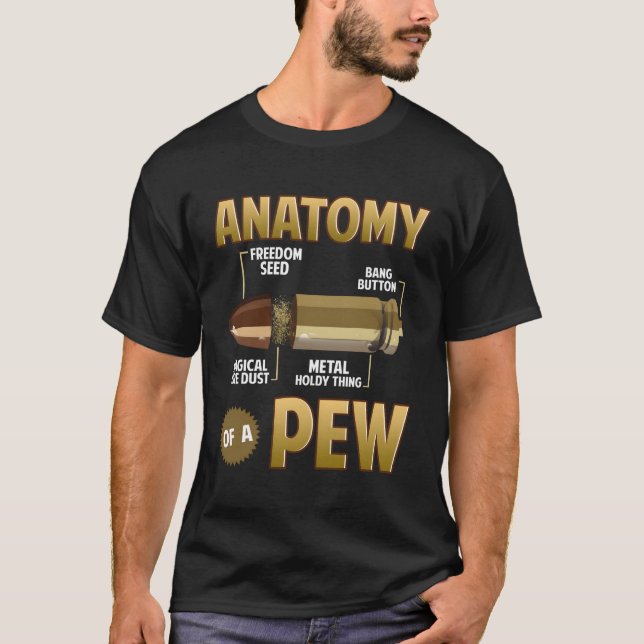 Anatomie eines Zinns nur das Tipp-Bullet-Geschenk  T-Shirt (Vorderseite)
