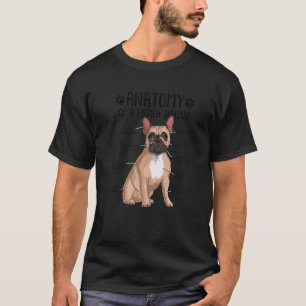 Anatomie Französischer Bulldog Hund Frenchie 1 T-Shirt