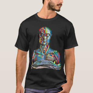 Anatomie Muskelkraft Abstrakte Kunst T-Shirt
