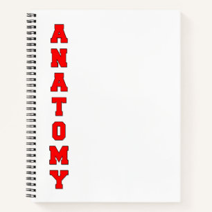 Anatomie Notizbuch