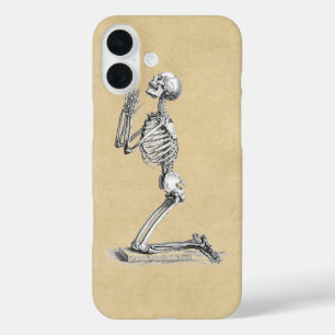Anatomie Skeleton Illustration iPhone 16 Plus Hülle