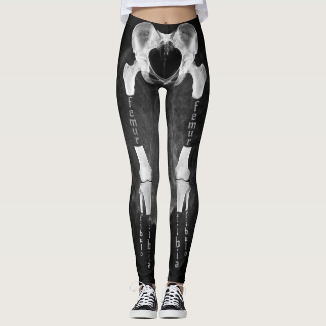 Anatomie-Skelett-Leggings der Radiologie des Leggings (Vorderseite)