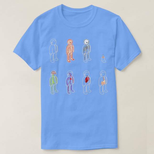 Anatomie T-Shirt (Design vorne)