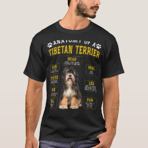 Anatomie Tibetischer Terrier für Frauen T-Shirt
