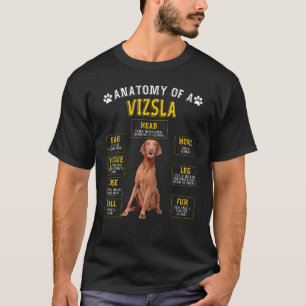 Anatomie Vizsla für Frauen T-Shirt