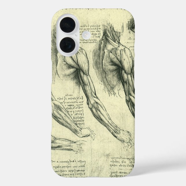 Anatomie von Leonardo da Vinci Case-Mate iPhone Hülle (Rückseite)
