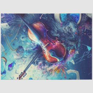 Anatomie von Musikreihen - Design 6 Seidenpapier