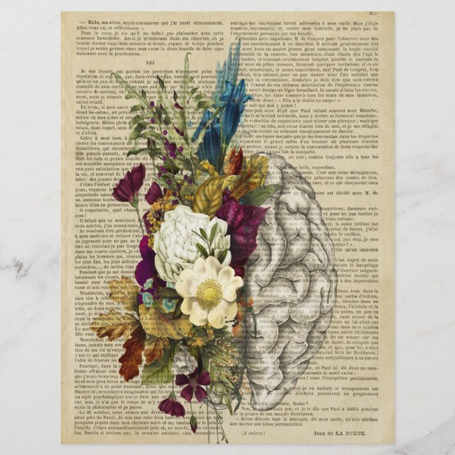 Anatomieplakat für das Blumengehirn Flyer (Vorne)