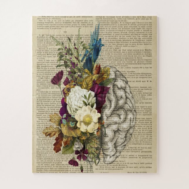 Anatomieplakat für das Blumengehirn Puzzle (Vertikal)