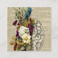 Anatomieplakat für das Blumengehirn