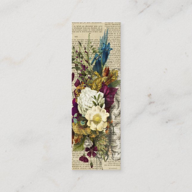 Anatomieplakat für das Blumengehirn Telefonnummerkarte (Vorderseite)