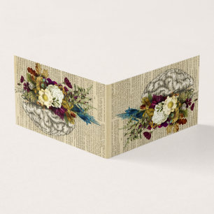 Anatomieplakat für das Blumengehirn Visitenkarten