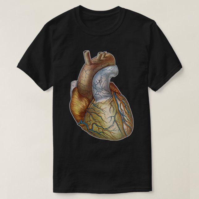 Anatomisch korrektes Herz 1 T-Shirt (Design vorne)