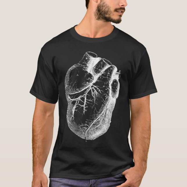 Anatomisch korrektes Herz T-Shirt (Vorderseite)