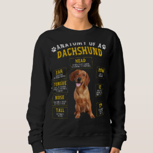 Anatomische Dackel für Frauen Sweatshirt