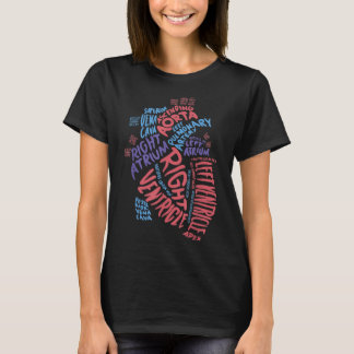Anatomische Herzkardiologie Medizin T-Shirt