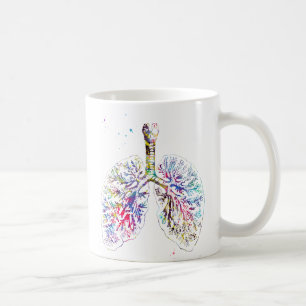 Anatomische Lunge Kaffeetasse