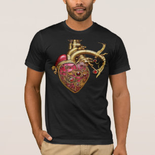 Anatomische Röhrchen und Geere aus Steampunkherz T-Shirt