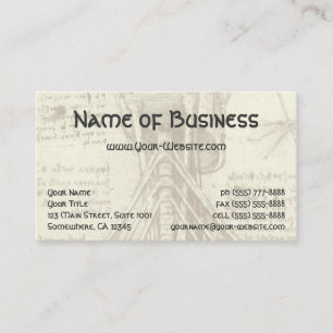 Anatomische Skizze der Wirbelsäule Leonardo da Vin Visitenkarte