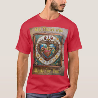 Anatomische Stahlreihe für das mechanische Herz T-Shirt