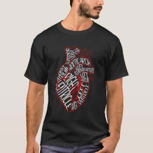 Anatomischer Arzt für Kardiologe T-Shirt